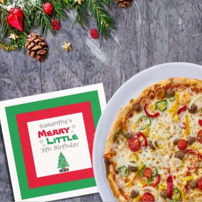 Guardanapo De Papel Feliz Little Birthday Napkins (Criador carregado)