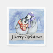 Feliz Livro de Natal Napkins