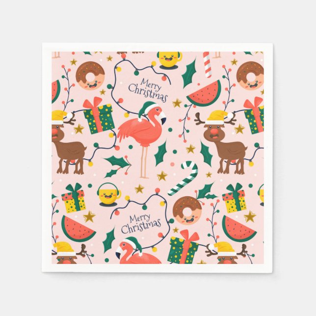 Guardanapo De Papel Feliz Natal (Frente)