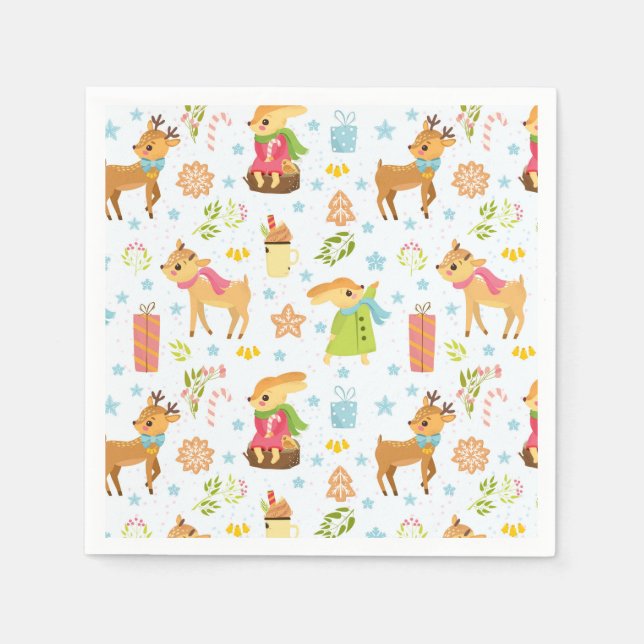 Guardanapo De Papel Feliz Natal (Frente)