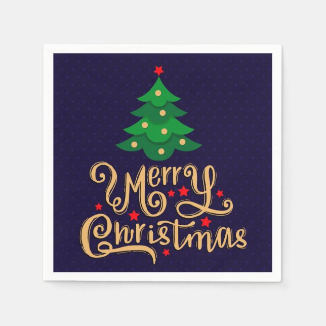 Guardanapo De Papel Feliz Natal (Frente)