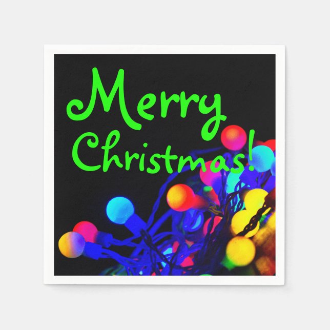 Guardanapo De Papel Feliz Natal (Frente)