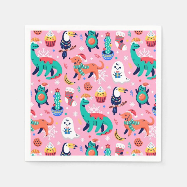 Guardanapo De Papel Feliz Natal (Frente)