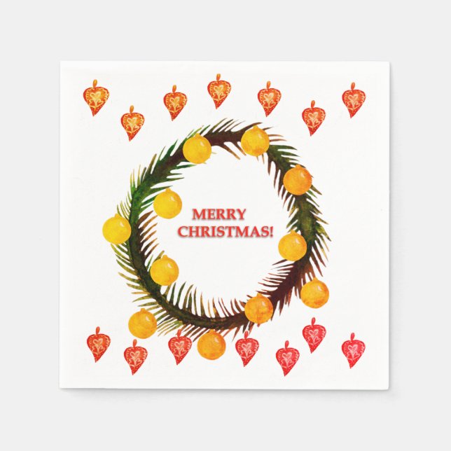Guardanapo De Papel Feliz Natal (Frente)