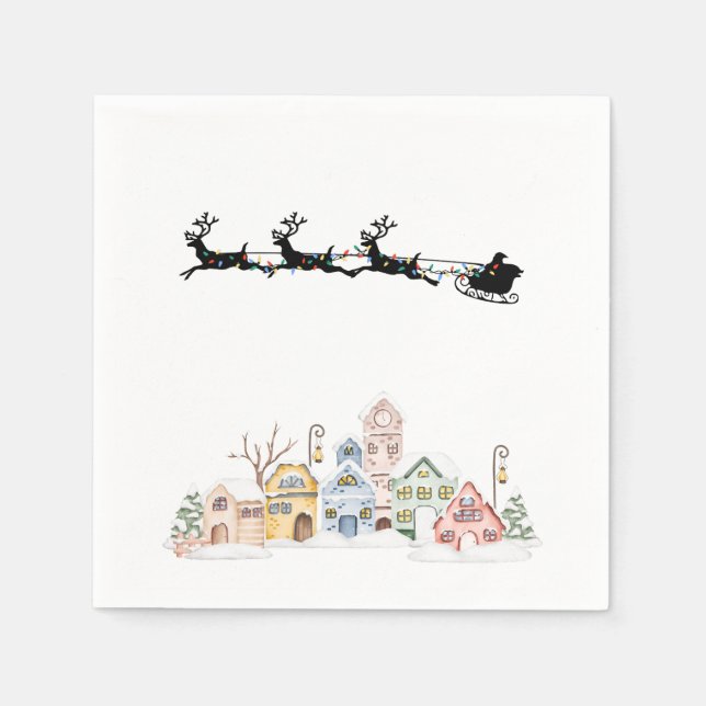 Guardanapo De Papel Feliz Natal (Frente)