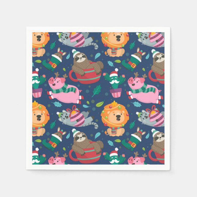 Guardanapo De Papel Feliz Natal (Frente)