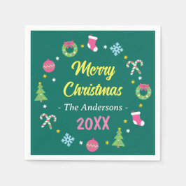 Guardanapo De Papel Feliz Natal