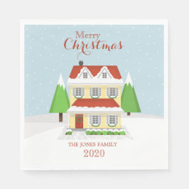 Guardanapo De Papel Feliz Natal