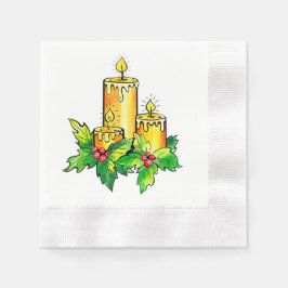 Guardanapo De Papel Feliz Natal E Feliz ano novo Amarelos