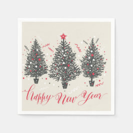 Guardanapo De Papel Feliz Natal e Felizes anos novos