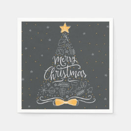 Guardanapo De Papel Feliz Natal e Felizes anos novos