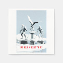 Feliz Natal. Esculturas de gelo monstruosas