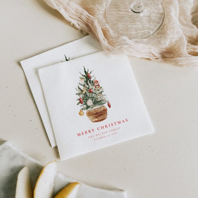 Guardanapo De Papel Feliz Natal Férias (Criador carregado)