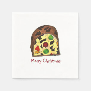 Guardanapo De Papel Feliz Natal Fruta Bake Holiday Napkins