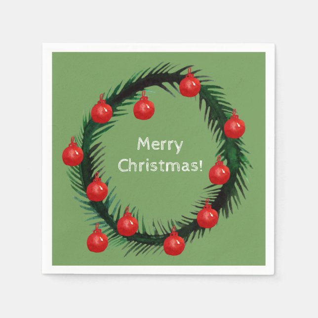 Guardanapo De Papel Feliz Natal Napkins (Frente)