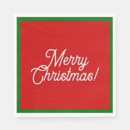 Guardanapo De Papel Feliz Natal Napkins