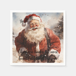 Guardanapo De Papel Feliz Natal Napkins