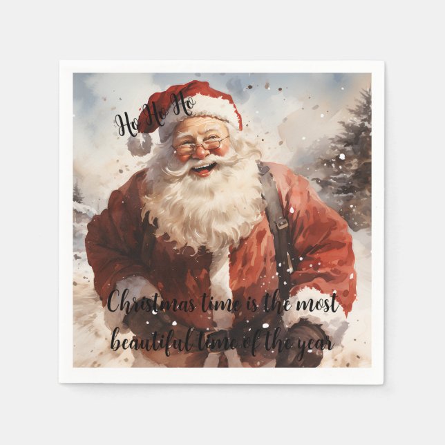 Guardanapo De Papel Feliz Natal Napkins (Frente)