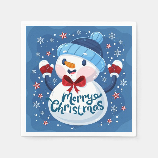 Guardanapo De Papel Feliz Natal Napkins (Frente)