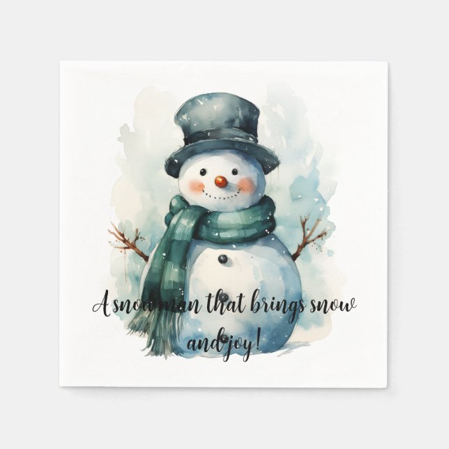 Guardanapo De Papel Feliz Natal Napkins (Frente)