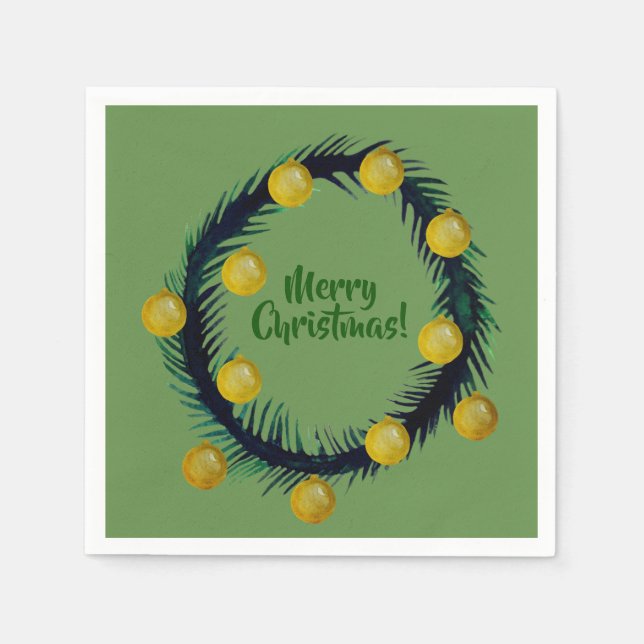 Guardanapo De Papel Feliz Natal Napkins (Frente)