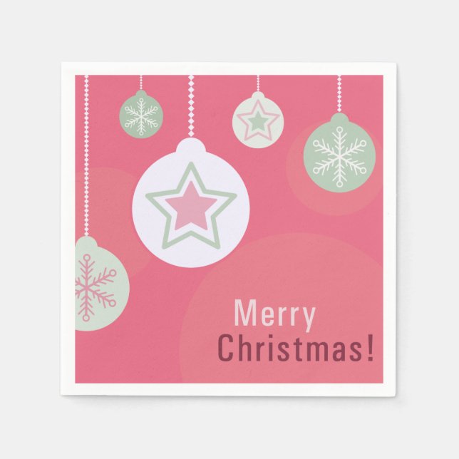 Guardanapo De Papel Feliz Natal Napkins (Frente)