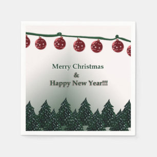Guardanapo De Papel Feliz Natal, o feliz ano novo