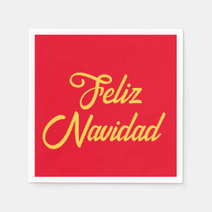 Guardanapo De Papel Feliz Navidad Paper Napkin