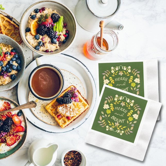 Guardanapo De Papel FELIZ ouro E BRILHO personalizados (Criador carregado)