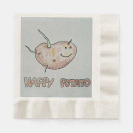 Guardanapo De Papel Feliz Papel de Batata Napkin