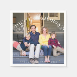 Guardanapo De Papel Feliz Papel Fotográfico de Natal Napkins