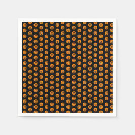 Guardanapo De Papel Feliz Pumpkin Bonito da Bruxa do Festa das Bruxas