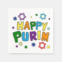 Guardanapo De Papel Feliz Purim! Napkins