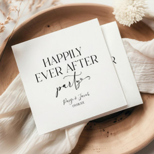 Guardanapo De Papel Feliz Recepção de casamento De Festas