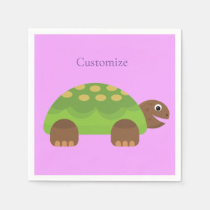 Guardanapo De Papel Feliz Sorriso Turtle Thunder_Cove