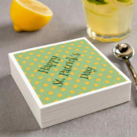 Feliz Sorte pelo Livro Irlandês Napkin
