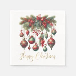 Guardanapo De Papel Felizes decorações de Natal