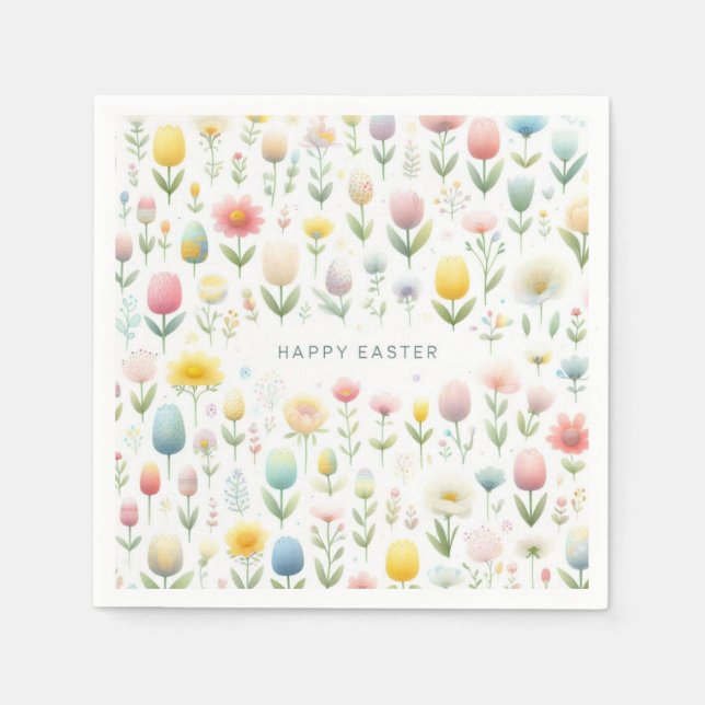 Guardanapo De Papel Felz pascoa (Frente)