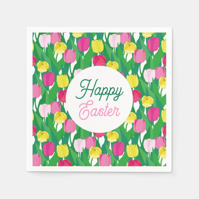 Guardanapo De Papel Felz pascoa. (Frente)