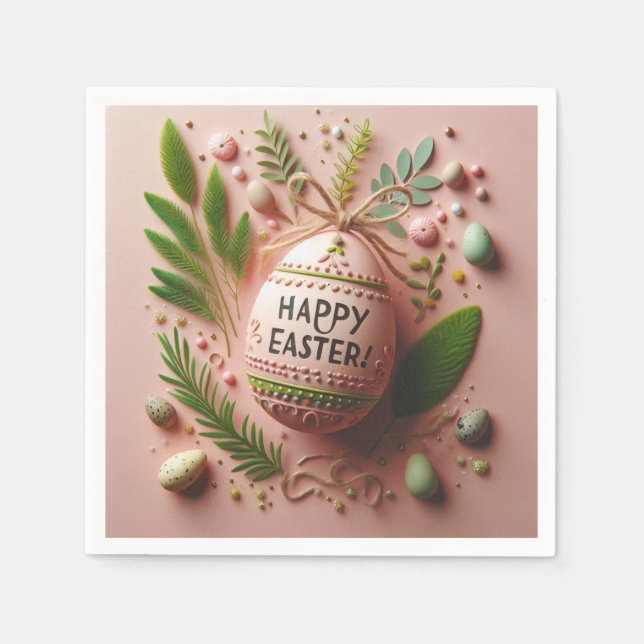 Guardanapo De Papel Felz pascoa (Frente)