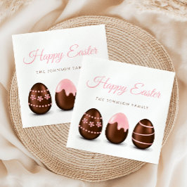 Guardanapo De Papel Felz pascoa de Ovos de Chocolate