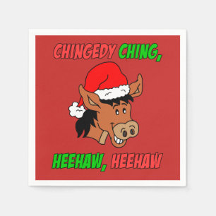 Guardanapo De Papel Feriado de Donkey de Natal Italiano