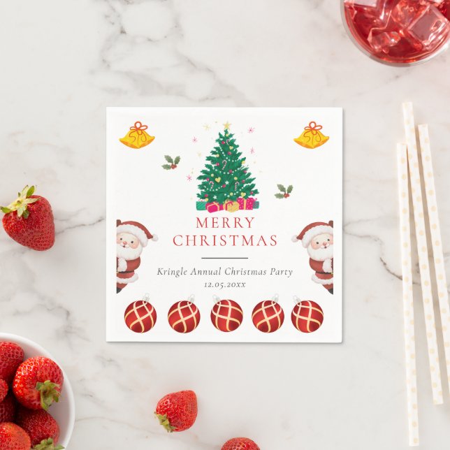 Guardanapo De Papel Feriado de Natal (Insitu)