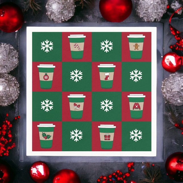 Guardanapo De Papel Feriado de Natal Flocos de Neve (Criador carregado)