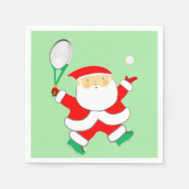 Guardanapo De Papel Feriado de Natal tênis (Frente)