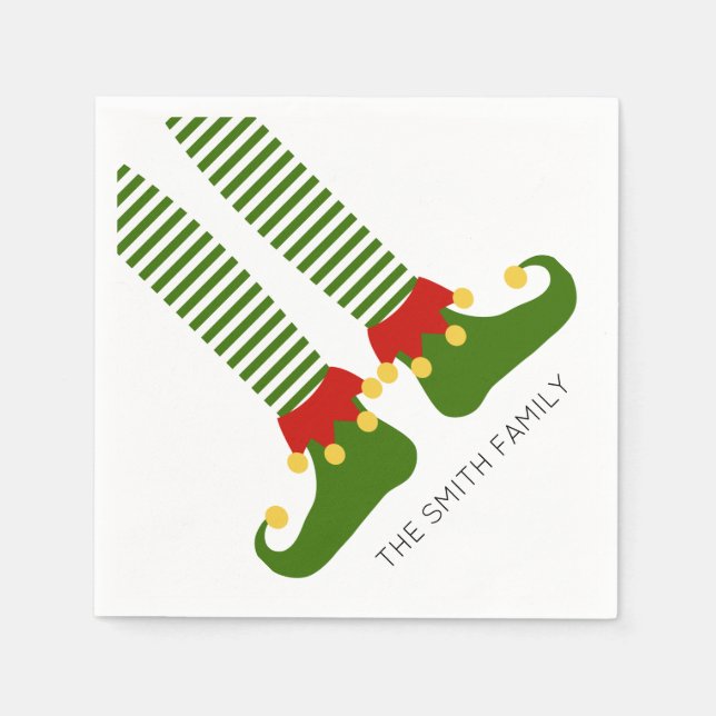 Guardanapo De Papel Feriado Festivo Fúria Fúria de Natal (Frente)