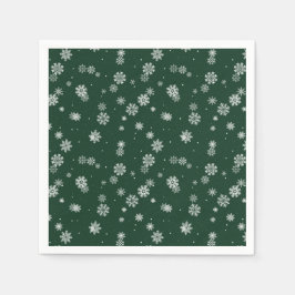 Guardanapo De Papel Feriado Verde