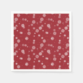 Guardanapo De Papel Feriado Vermelho