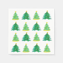 Feriados do Cocktail Napkins