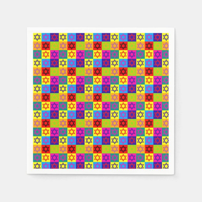 Guardanapo De Papel Feriados Judeus Napkins - Fornecimentos de festas (Frente)